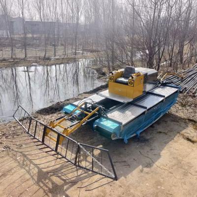Aluminum Amphibious Aquatic Weed Harvester
